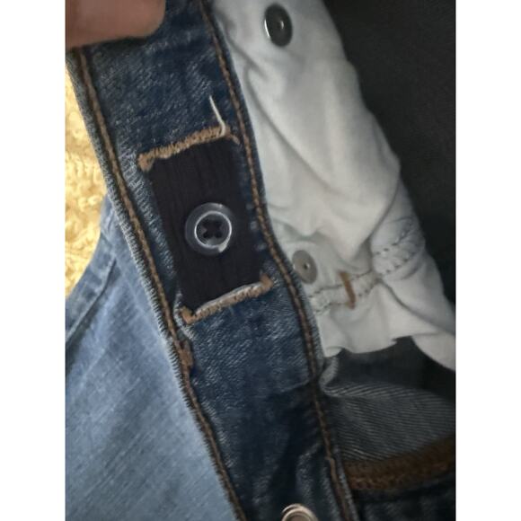 Girls Wrangler Jeans Blue Bootcut Stitching adjustable Waist Size 10 - Picture 7 of 7